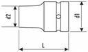 EXPERT 1/2 IMPACT SOCKET 27MM