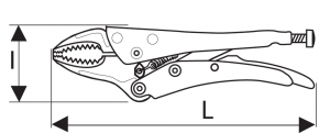 EXPERT 185MM/7 1/2 LOCKG PLIRS CURVED JAW