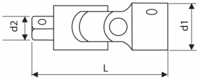 EXPERT 3/8 UNIVERSAL JOINT