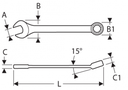 EXPERT COMBINATION WRENCH 11MM