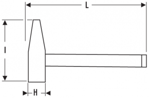 EXPERT DIN HAMMER 100MM