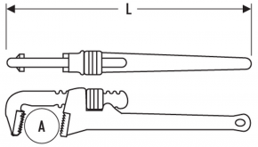 EXPERT PIPE WRENCH 10