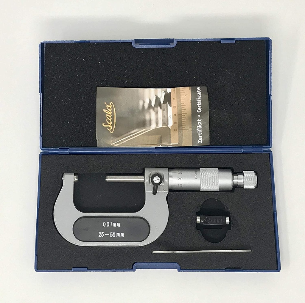 SCALA MICROMETER 25-50MM OUTSIDE