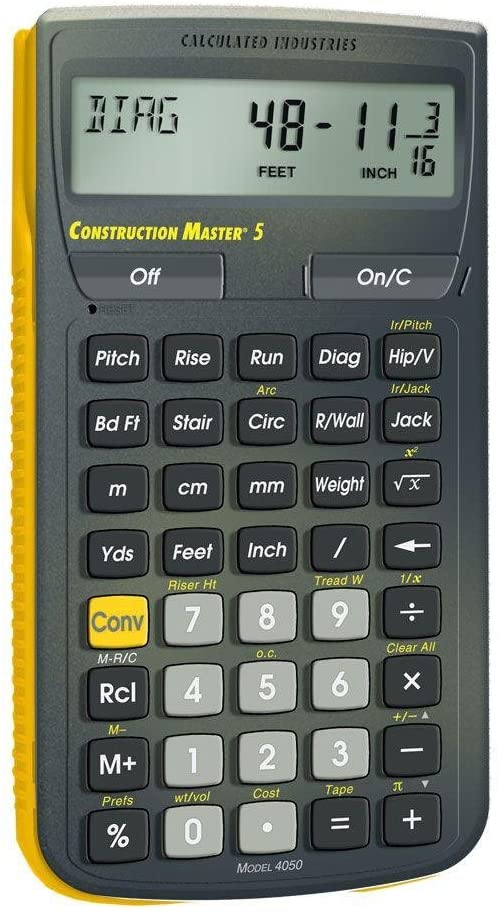 CALCULATED CONSTRACTION MASTER 5