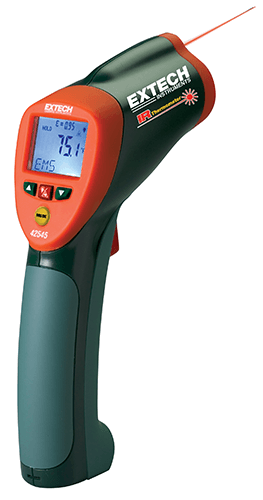 EXTECH IR THERMOMETER WITH ALARM 1000C 50:1