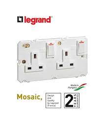 LEGRAND DUPLEX SOCKET 15A STANDARD USA