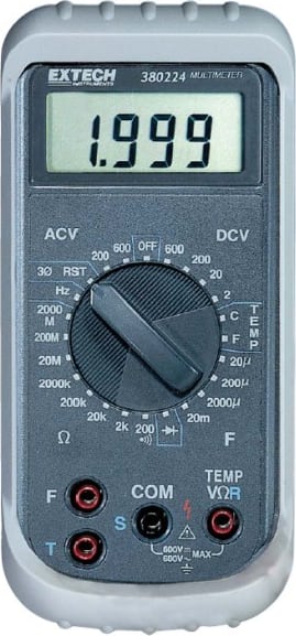 EXTECH Heavy Duty Phase Indicator/MultiMeter