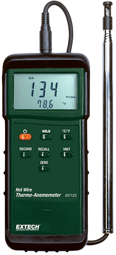 EXTECH Heavy Duty Hot WireThermo-Anemometer