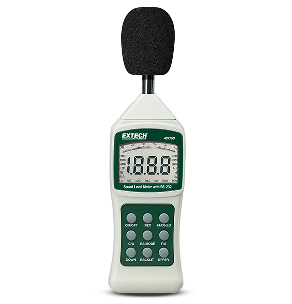 EXTECH SOUND LEVEL METER WITH PC INTERFACE اكستك جهاز لقياس شدة الصوت