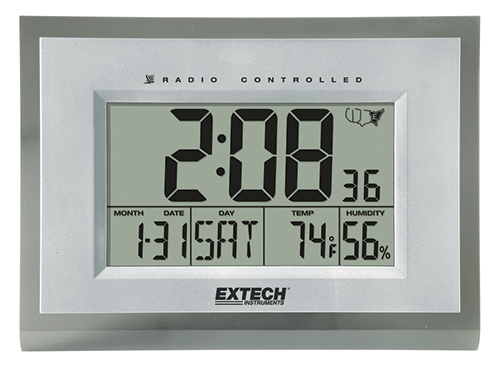 EXTECH  Hygro-Thermometer Clock