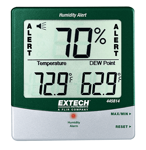 EXTECH HUMIDITY ALERT جهاز قياس الحرارة والرطوبة