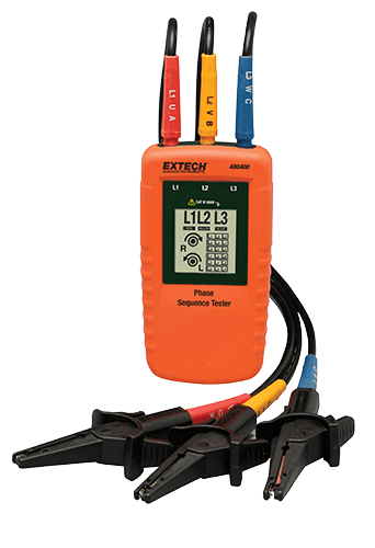 EXTECH 3-PHASE ROTATION TESTER اكستيك جهاز قياس دوران 