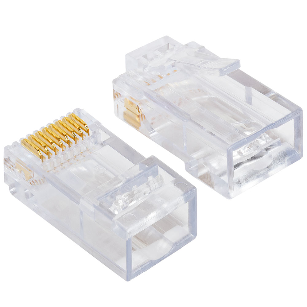 EZ-RJ45 Cat6 Connector.  50/Clamshell.