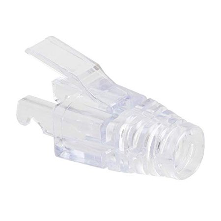 EZ-RJ45 Cat6 Strain Relief, (Clear).  50/Clamshell.