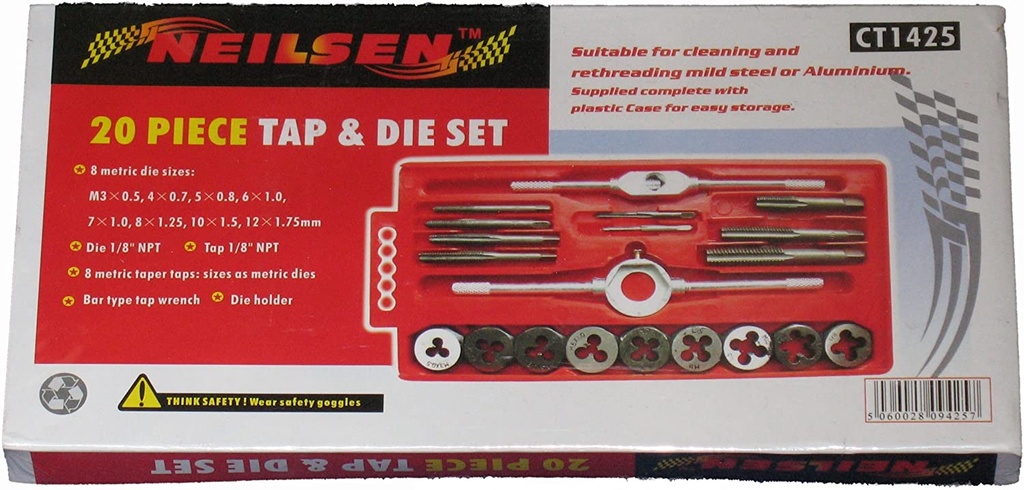 20 PC TAP AND DIE SET