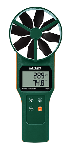 EXTECH Large Vane CFM/CMM Thermo-anemometer