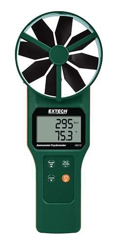 EXTECH Large Vane CFM/CMM Anemometer/Psychrometer