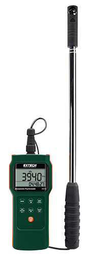 EXTECH CMM/CFM ANEMOMETER/ PSYCHROMETER DATALOGGER