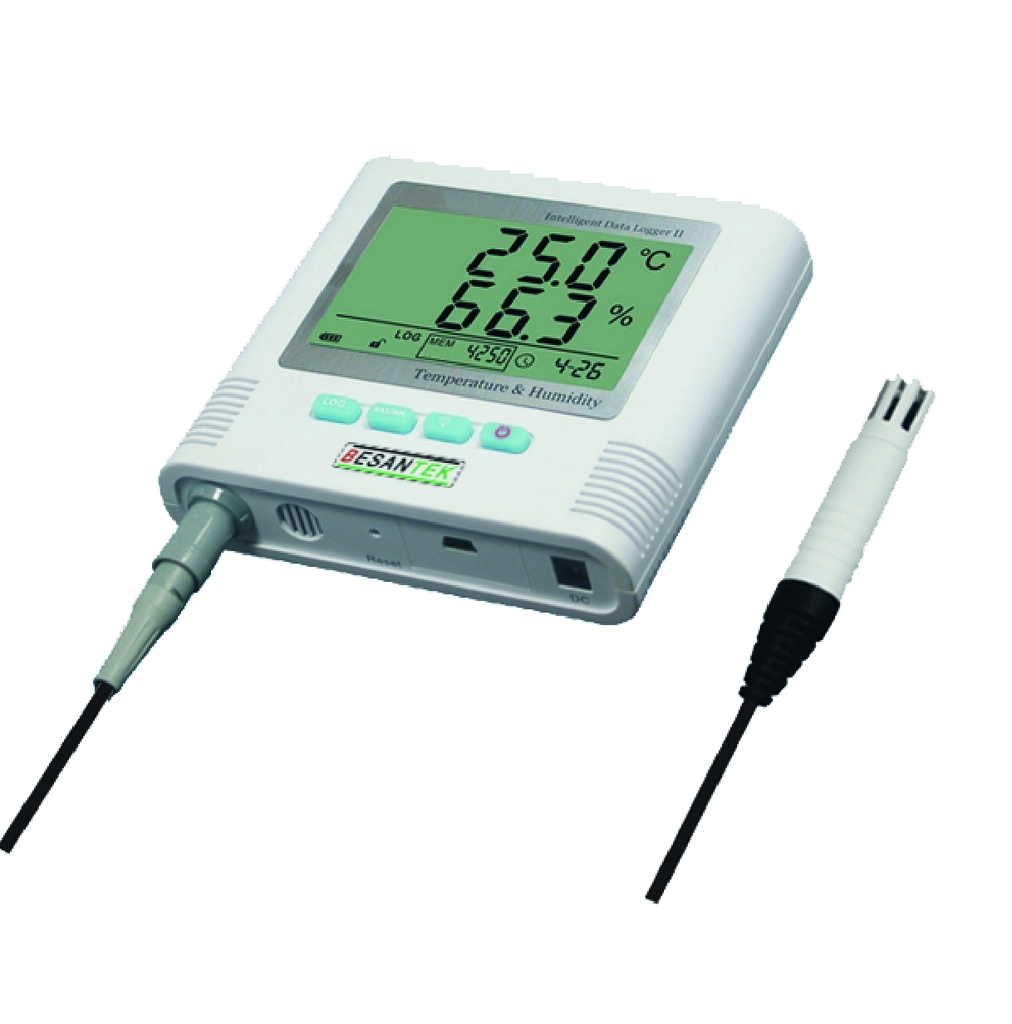 BESANTEK Temperature And Humidity DataLogger With External Probe