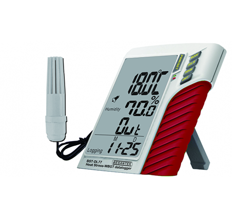 BESANTEK HEAT STRESS WBGT DATALOGGER (TEMPERATURE - HUMIDITY - DEW POINT - WET BULB - WBGT)