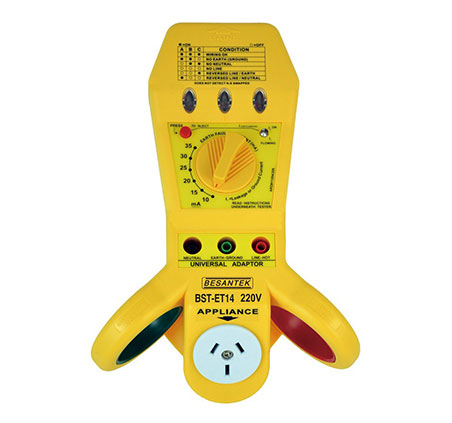 BESANTEK MULTIPURPOSE ELCB/RCD/WIRING APPLIANCE TESTER