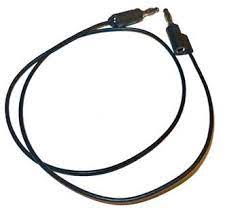 TEST LEAD 24CM BLACK