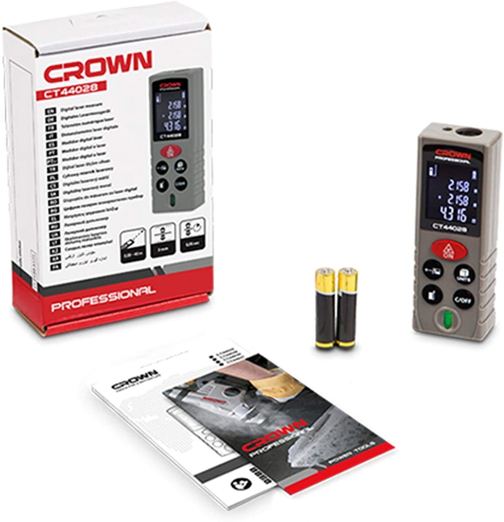 CROWN LASER DISTANCE METER 40MTR