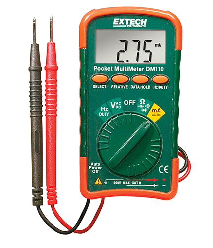 EXTECH MINI POCKET MULTIMETER