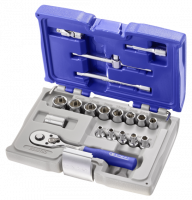 EXPERT 19 PC 1/4 SD METRIC SKT SET