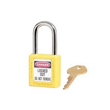 LOTO PADLOCK YELLOW 85