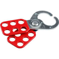 LOTO LOCKOUT HASP STEEL RED SEC LOGO