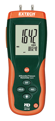 EXTECH Differential Pressure Manometer (2psi)