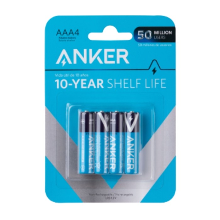 ANKER ALKALINE BATTERY 1.50V AAA 1CRD - 4PCS