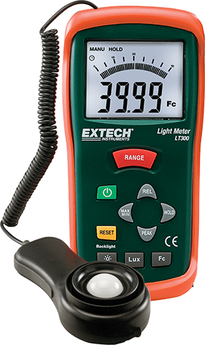 EXTECH LIGHT METER اكستيك جهاز قياس الضوء