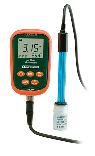 EXTECH WATERPROOF PH/TEMP. KIT