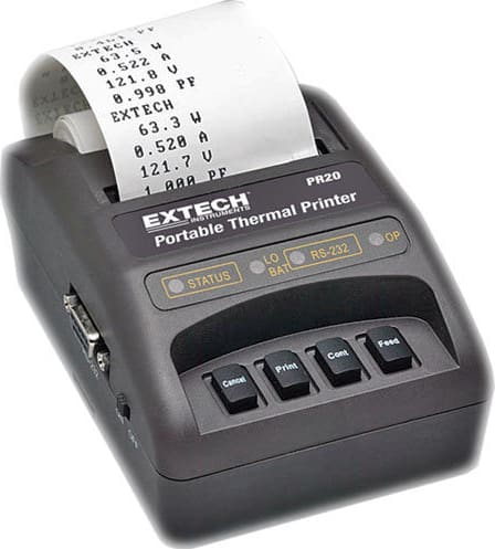 EXTECH PORTABLE THERMAL PRINTER