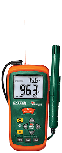 EXTECH HYGRO-THERMO. +IR