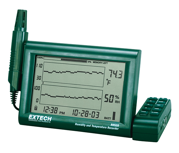 EXTECH HUMIDITY +TEMPARETURE CHART RECORDER