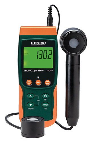 EXTECH UVA/UVC LIGHT METER/DATALOGGER