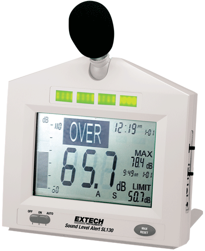 EXTECH SOUND LEVEL MONITOR AIDS