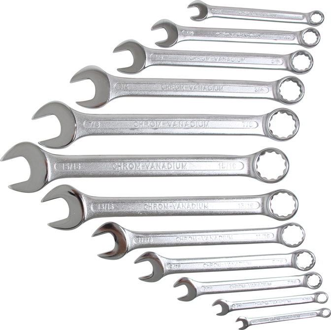 UT COMBINATION SPANNER SET 8-24mm