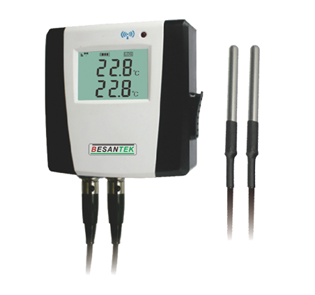 Wireless Double External Temperature Probe Data Logger