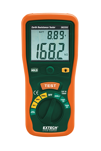 Extech Earth Ground Resistance Tester Kit اكستيك جهاز قياس المقاومة