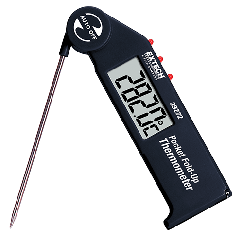 Pocket Fold up Thermometer with Adjustable Probe