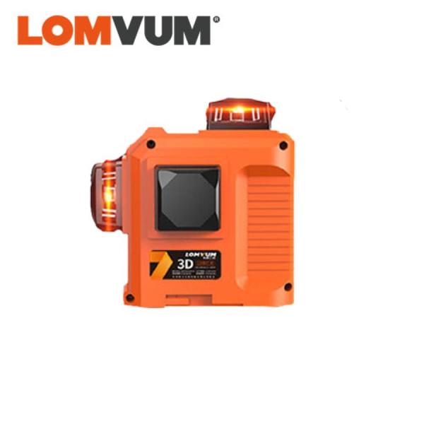 LOMVUM 12-LINE-R 3D Laser Level 12 Line Red Beam 360° Cross Auto Self-Leveling Measuring