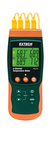 EXTECH 4-Channel Datalogging Thermometer اكستيك جهاز قياس الحرارة