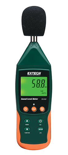 EXTECH DATALOGGING SOUND LEVEL METER WITH SD CARD جهاز قياس الصوت مع التخزين اكستيك