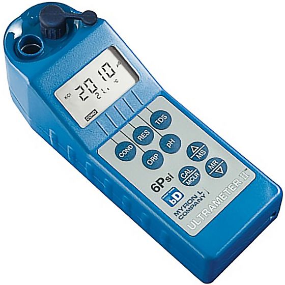 Myron L 6PIIFCE Conductivity, Resistivity, TDS, pH, ORP/Free Chlorine, Temperature Meter جهاز قياس الماء