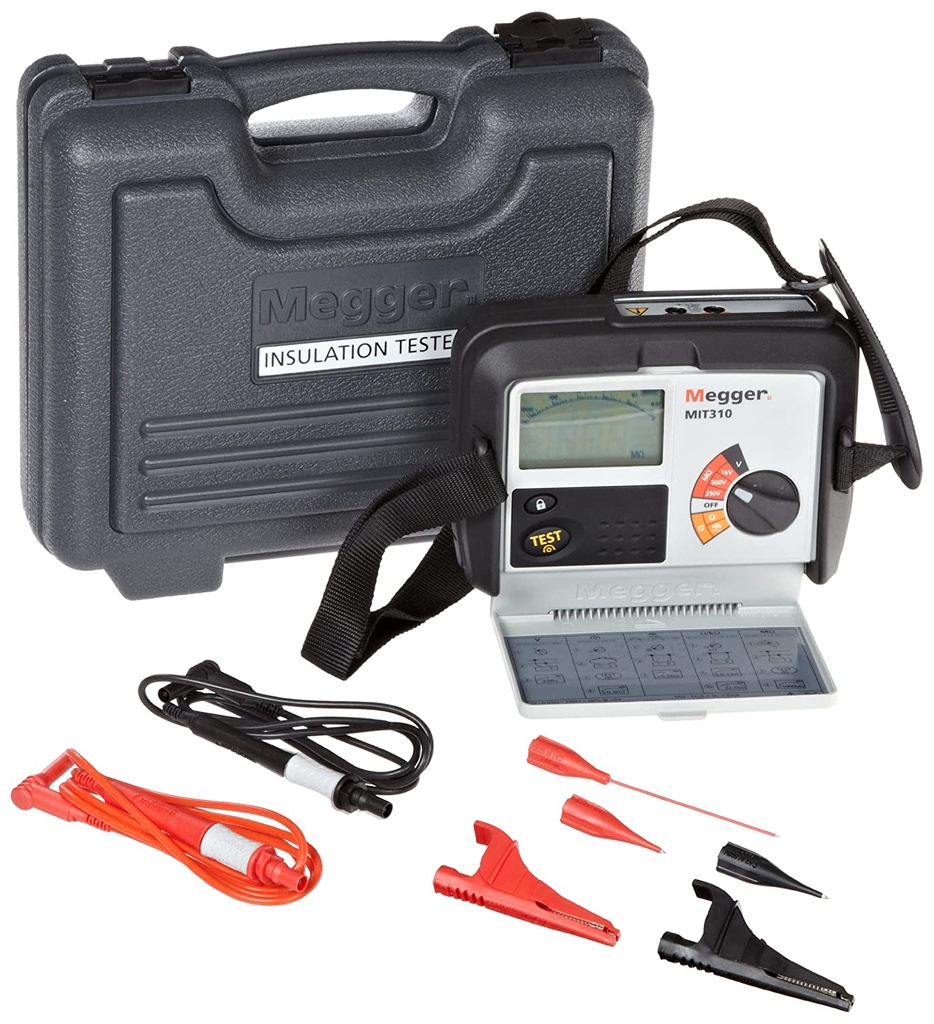 Megger MIT310-EN Insulation Tester, 1000 Megaohms Resistance,1000V ميجر جهاز قياس العازلية 1000 فولت