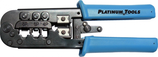 Platinum All-in-One Modular Plug Crimp Tool بلاتنيوم اداوت الشبكة كباسة